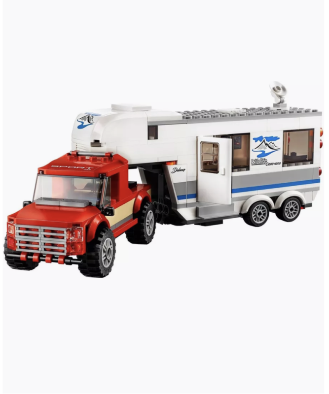 конструктор СИТИ Дом на колесах, авто трейлер City 344 дет