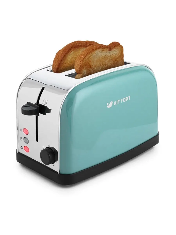 Тостер для хлеба с поддоном КТ-2014 2 слота Тостер для хлеба с поддоном КТ-2014 2 слота