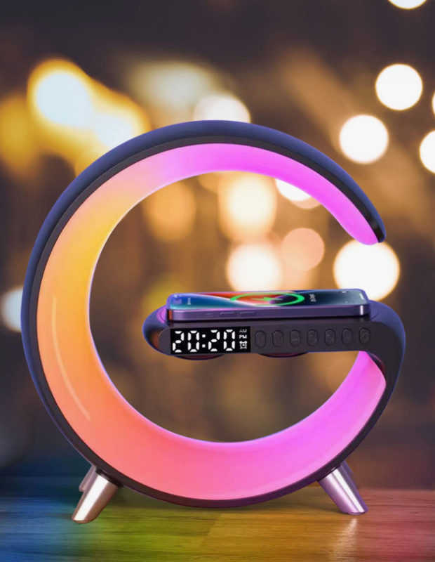 Умная лампа с часами