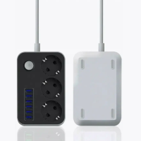Сетевой фильтр CX-U613, 1,8 м, 3 гнезда+6 USB гнезда