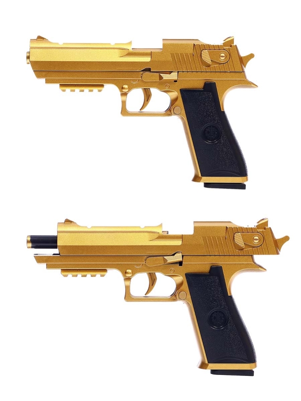 Пистолет детский &laquo;Дигл&raquo;, стреляет мягкими пулями, вылетают гильзы, автоматическая перезарядка