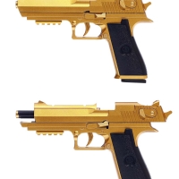 Пистолет детский &laquo;Дигл&raquo;, стреляет мягкими пулями, вылетают гильзы, автоматическая перезарядка