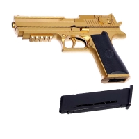 Пистолет детский &laquo;Дигл&raquo;, стреляет мягкими пулями, вылетают гильзы, автоматическая перезарядка