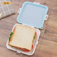 Контейнер для еды с собой герметичный (цвет в ассортименте) Контейнер для еды с собой герметичный (цвет в ассортименте)