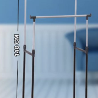 Вешалка напольная для одежды в прихожую металлическая