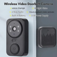 Беспроводной дверной звонок с камерой и микрофоном M8