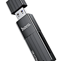 Картридер HB20 2 в 1 USB 3.0 HOCO черный