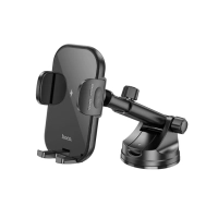 Автодержатель HW5 с беспроводной зарядкой HOCO черный
