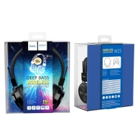 Наушники W25 Promise с микрофоном HOCO Черные