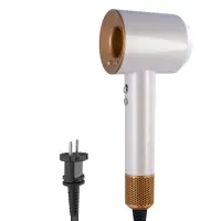 Фен белый с золотом (набор 5 в 1) 3м