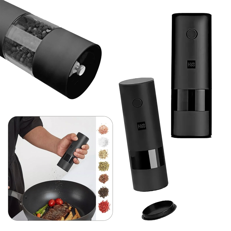 Электрическая мельница для специй Xiaomi HuoHou Electric Grinder черная