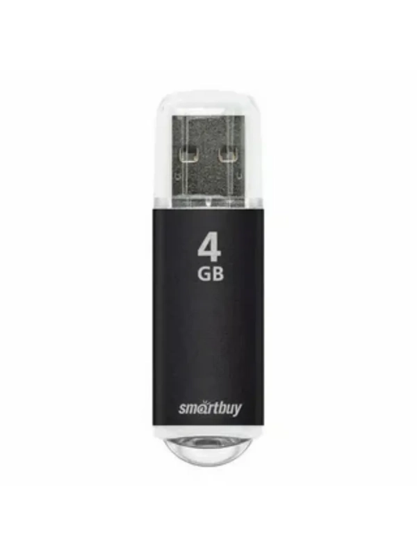 USB накопитель 4 GB Smart Buy V-Cut Black
