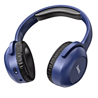 Наушники W33 Art Sount Bluetooth HOCO синие