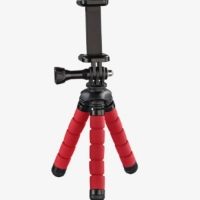 Настольный мини-штатив FLEX-01 ISA красный