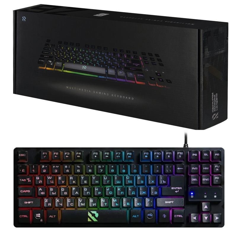 Клавиатура игровая мультимедийная Smartbuy RUSH Z6 USB черная