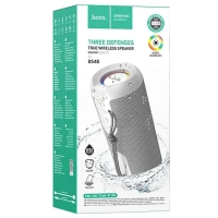 Портативная акустика BS48 Bluetooth HOCO серая