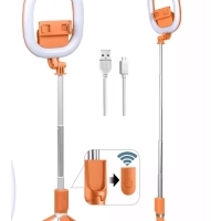 Селфи кольцо R10 оранжевый