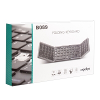 Складная беспроводная клавиатура B089 (серебро)