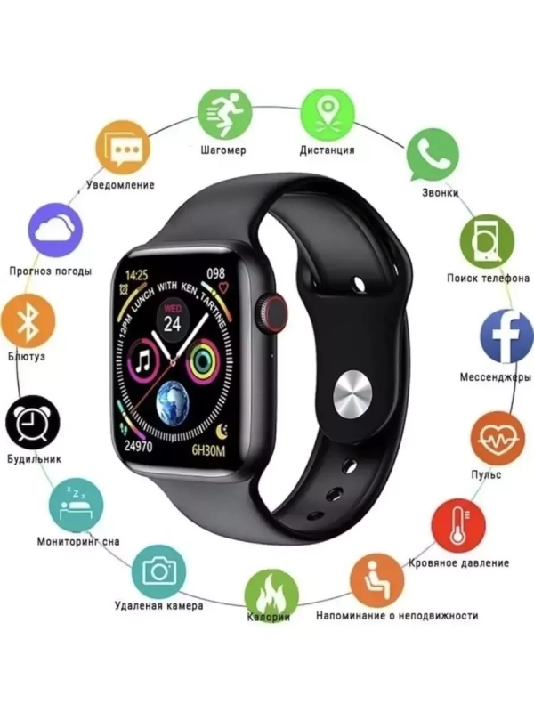 Фитнес-браслет W26+ Черный