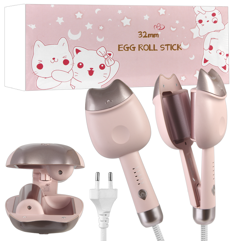 Щипцы для завивки волос MY-185 розовый