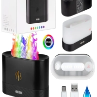 Увлажнитель воздуха с подсветкой Ароматерапевтический DQ701A черный