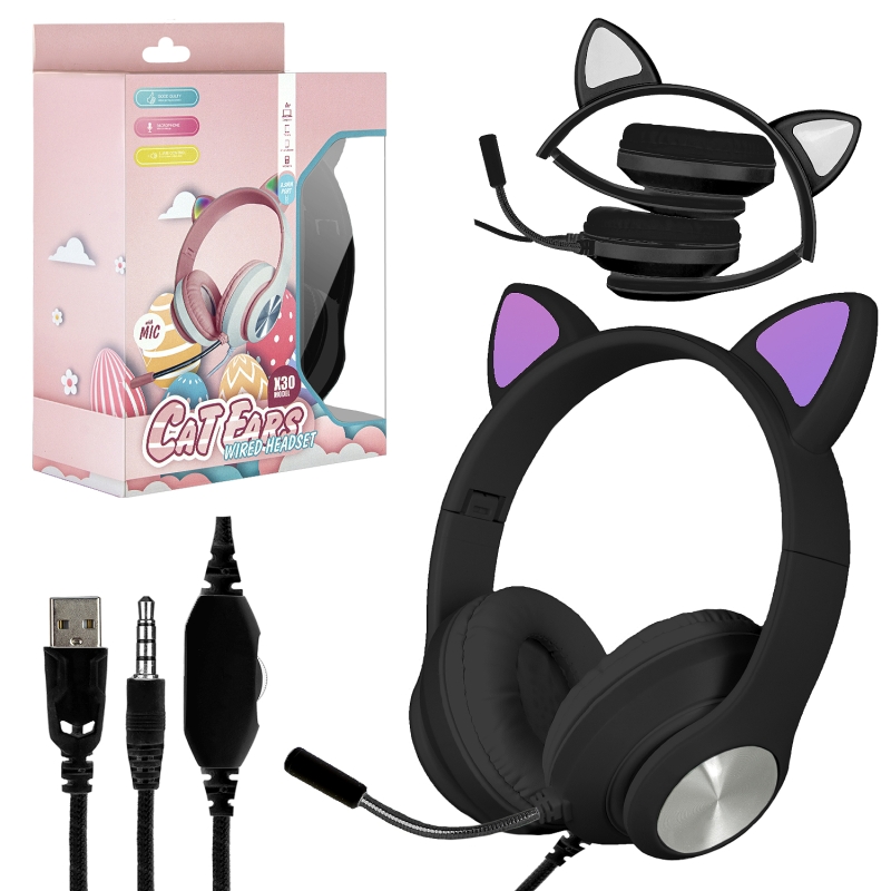 Наушники игровые X30 черные