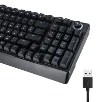 Механическая игровая клавиатура с RGB подсветкой ISA KB-08 черная