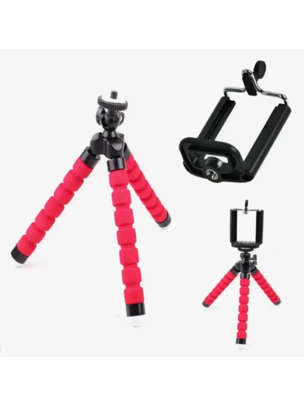 Настольный мини-штатив FLEX-01 ISA красный