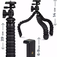 Мини-штатив FLEX-2901 Black ISA