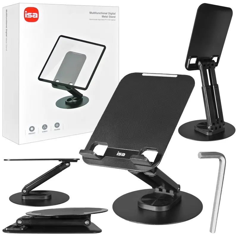 Настольная подставка PH-5 для планшета ISA черный