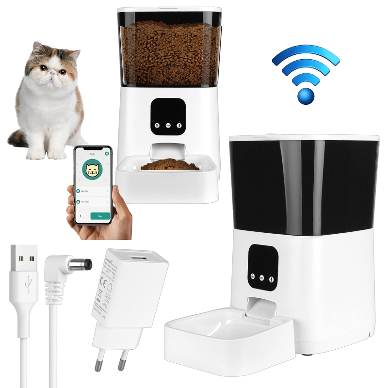 Умная автоматическая кормушка(WiFi tuya smart) Умная автоматическая кормушка(WiFi tuya smart)