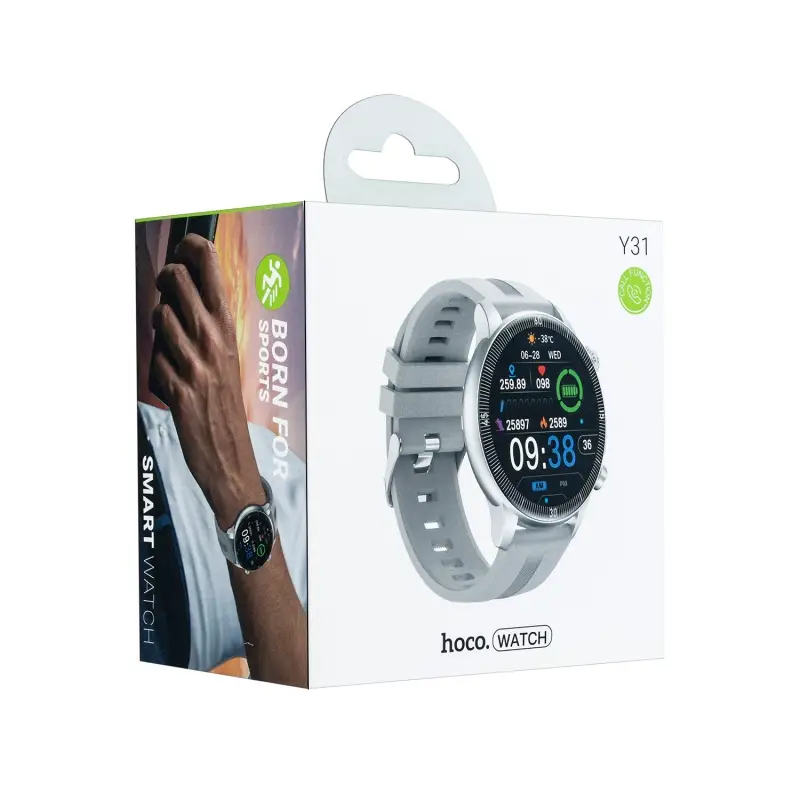 Смарт часы Y31 HOCO серебро