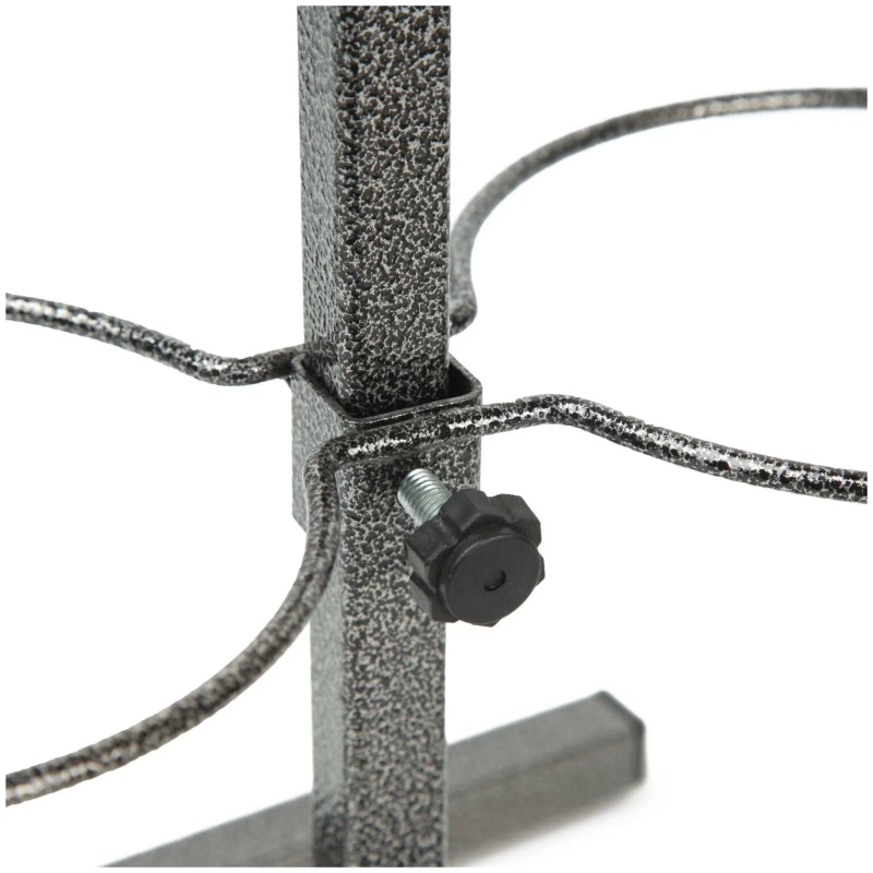 Миски полукруглые металлические для животных на подставке 2х0,35 л