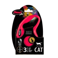 Поводок-рулетка Flexi Black Design cord XS 3m 8 kg red