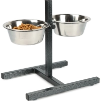 Миски конусные металлические для животных на подставке 2х2,3 л