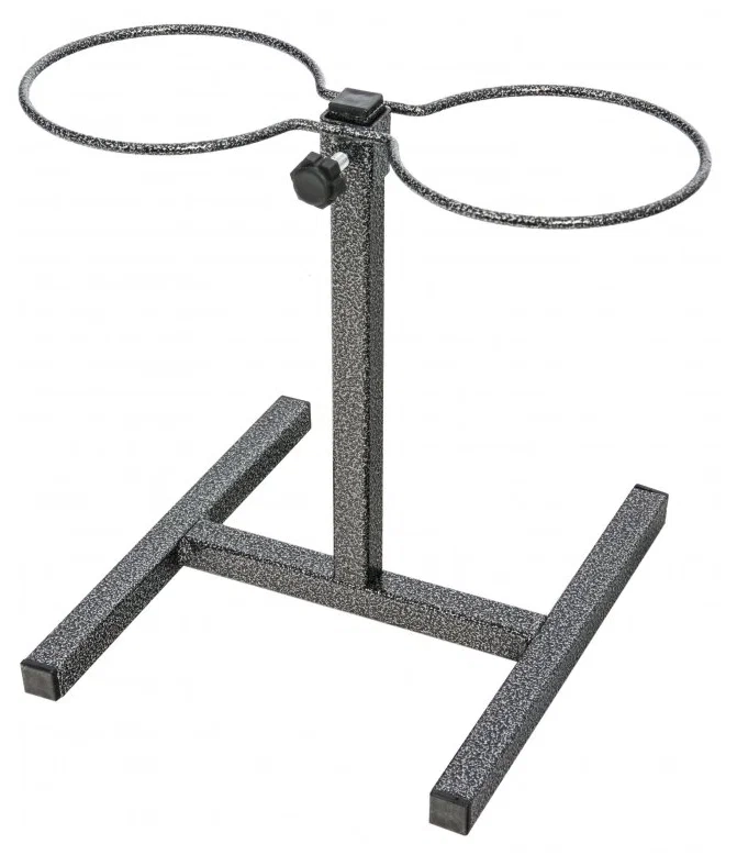 Миски конусные металлические для животных на подставке 2х2 л