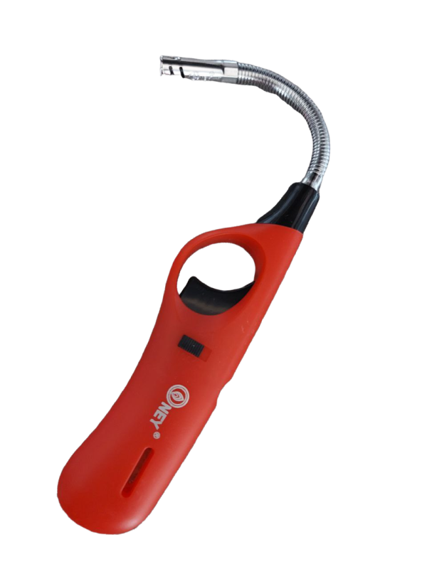 Газовая зажигалка, многоразовая с регулируемым носиком и силой подачи огня