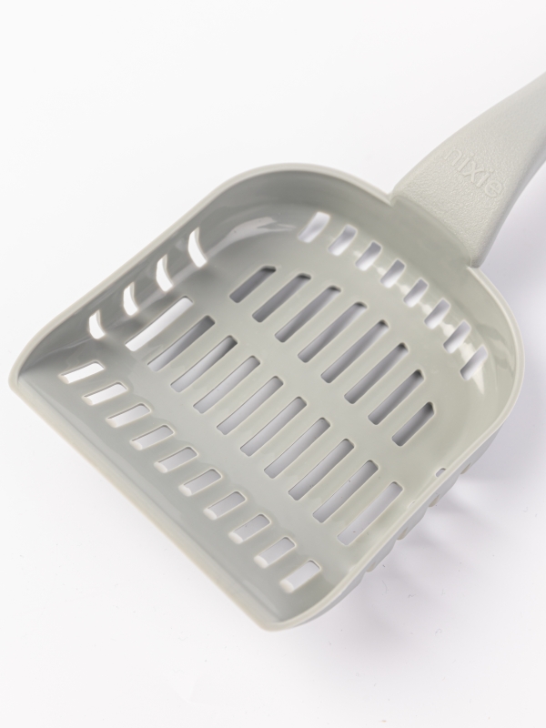 Совок для лотка серый