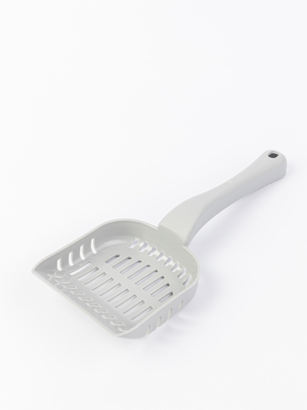 Совок для лотка серый