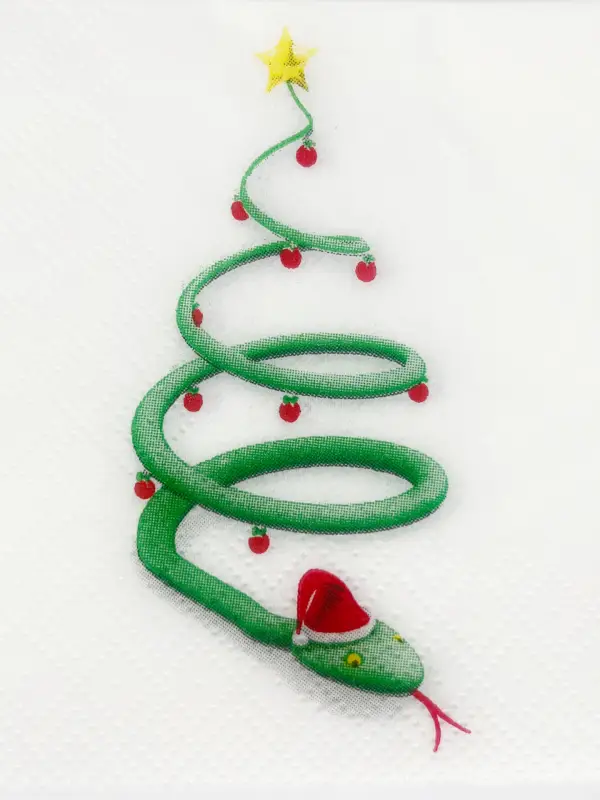 Салфетки бумажные "Змейка"