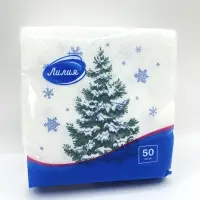 Новогодние салфетки "Зимняя красавица"