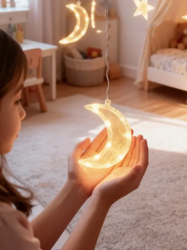 Светодиодная гирлянда "Луна-Звезды"