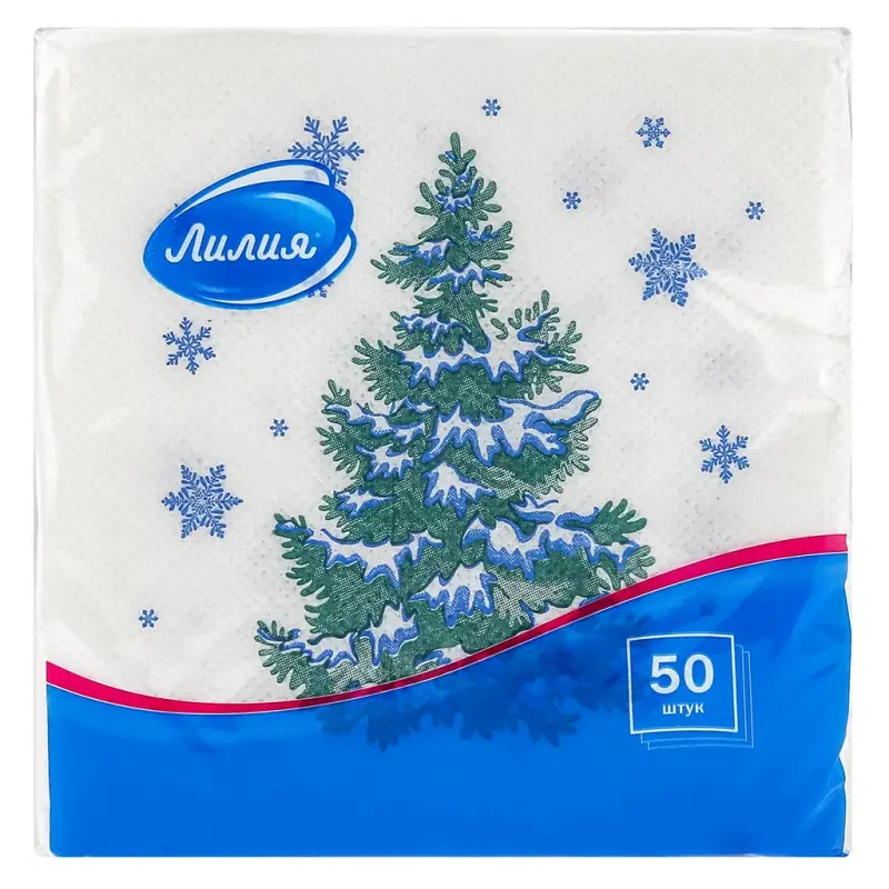 Новогодние салфетки "Зимняя красавица"