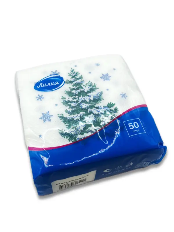 Новогодние салфетки "Зимняя красавица"