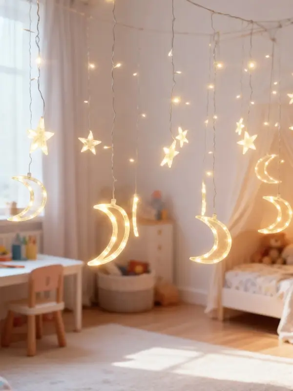 Светодиодная гирлянда "Луна-Звезды"