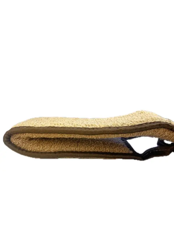 Натуральная джутовая мочалка