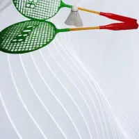 Ракетки бадминтон с воланом