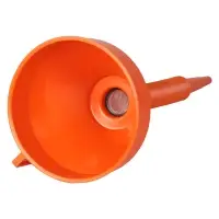 Воронка D-160мм с гибким носиком, L=380мм, стальная сетка