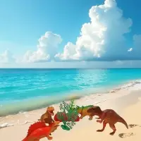 Набор 4 реалистичных фигурок динозавров