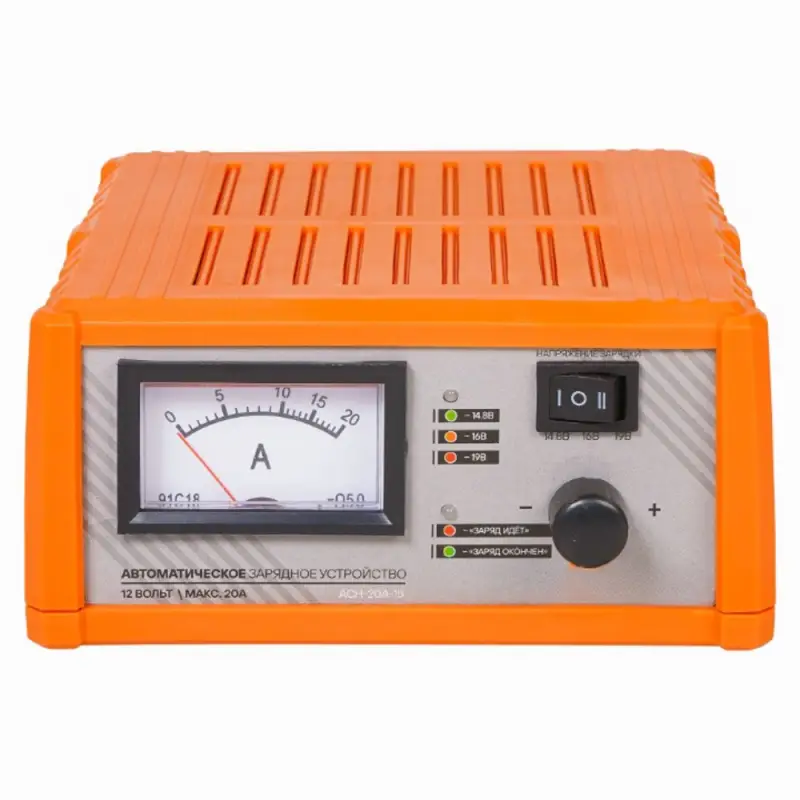 Зарядное устройство 0-20А 12В импульсное, амперметр